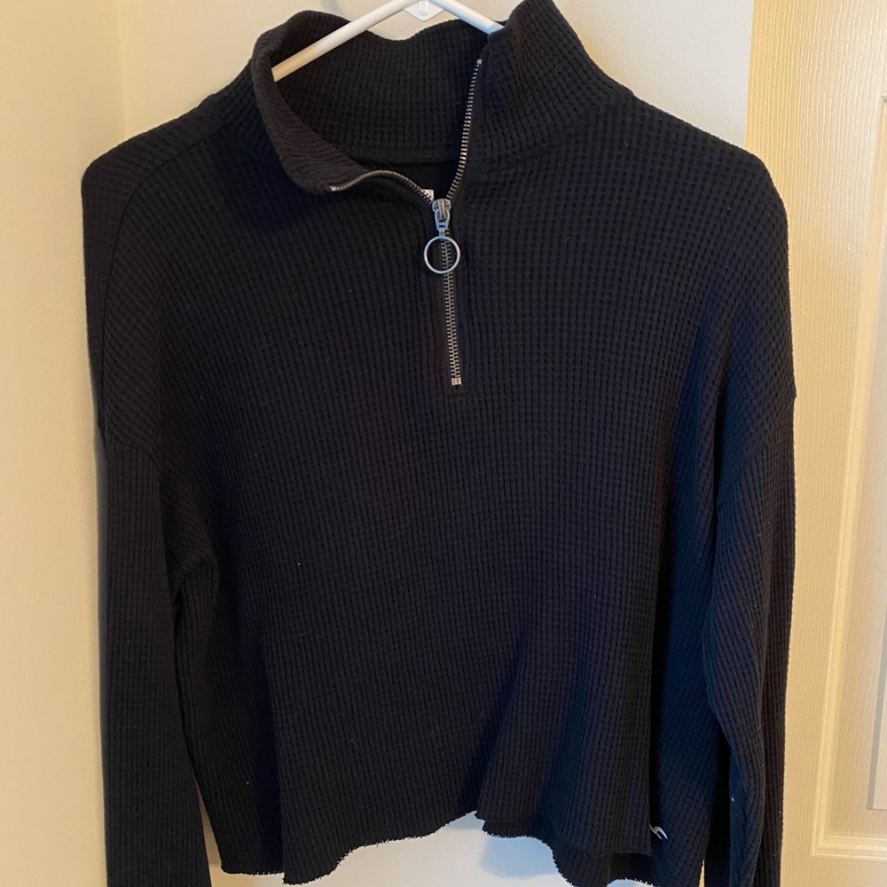 Hollister Quarter Zip Sweater